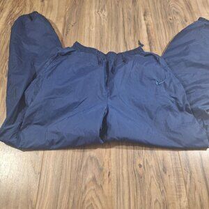 Nike black nylon drawstring pants size medium
